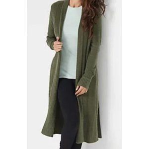 Barefoot Dreams CozyChic Lite Catalina Long Cardigan Small